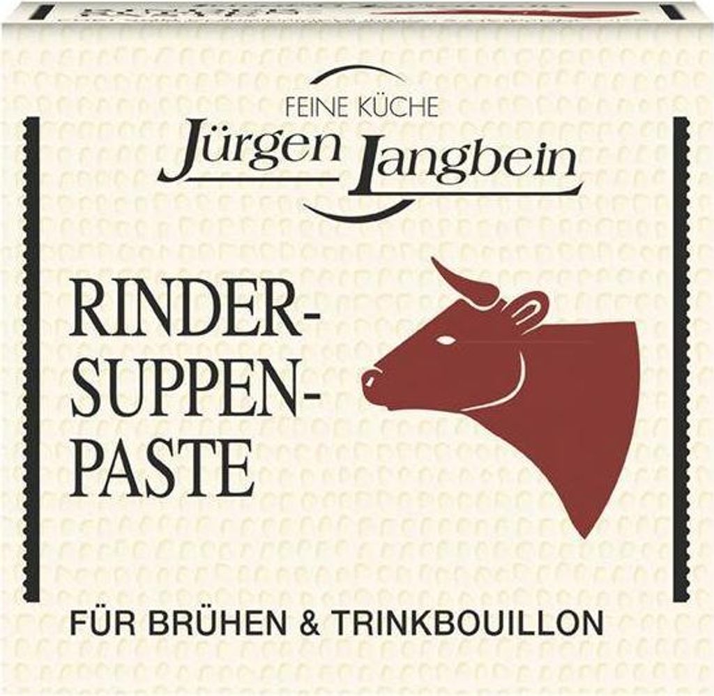 Jürgen Langbein Rinder-Suppen-Paste 50 G Packung  Produktbild 