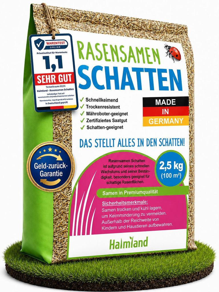 halmland Premium Trawa cieniolubna Nasiona trawy szybko Zdjęcie produktu 
