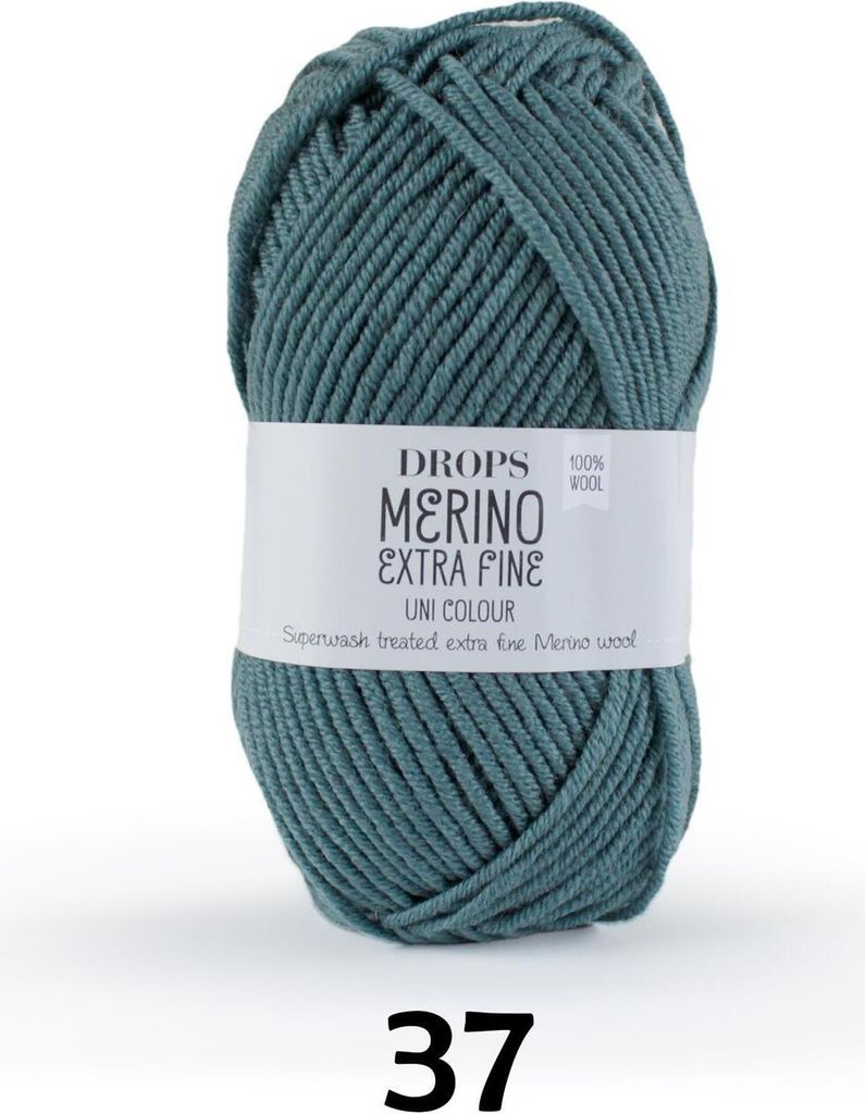 Drops Merino Extra Fine Uni Colour 37 Misty Forest Strickgarn