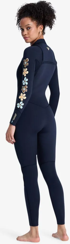 Combinaison Surf Femme Roxy 3/2 mm Swell Natural intégrale avec Zip Avant