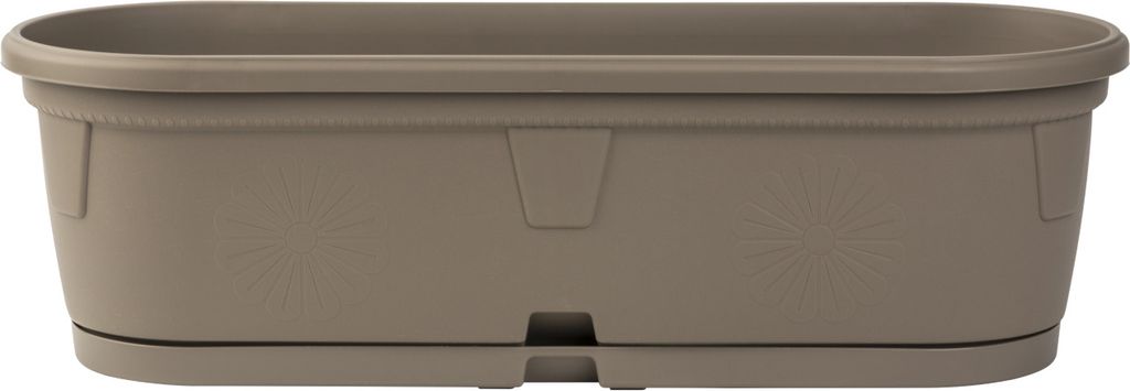 Blumenkasten länglich 50cm hellbraun Produktbild 