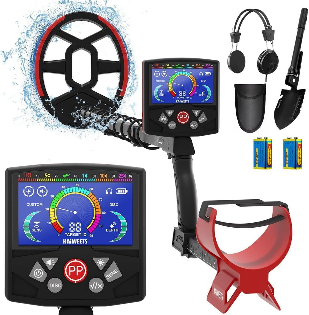 Detektor kovů KAIWEETS Explorer X III, barevný LCD displej, Obrázek produktu 