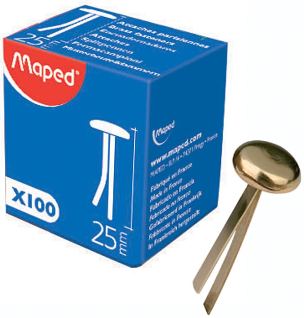 Klipsy do torebek z okrągłą główką, wykonane z mosiądzu, 50 Zdjęcie produktu 