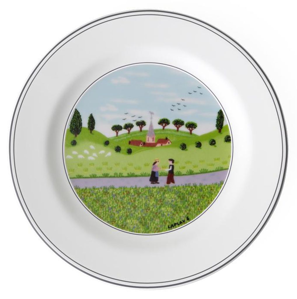 Diseño Naif. Plato para pan. Colección Begegnung. 170 mm. Imagen del producto 