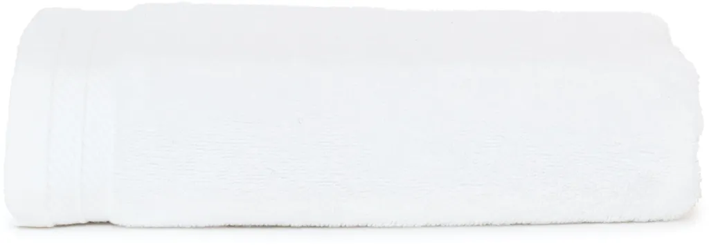 Drap de douche en coton bio blanc 70x140 cm pour salle de bain sobre