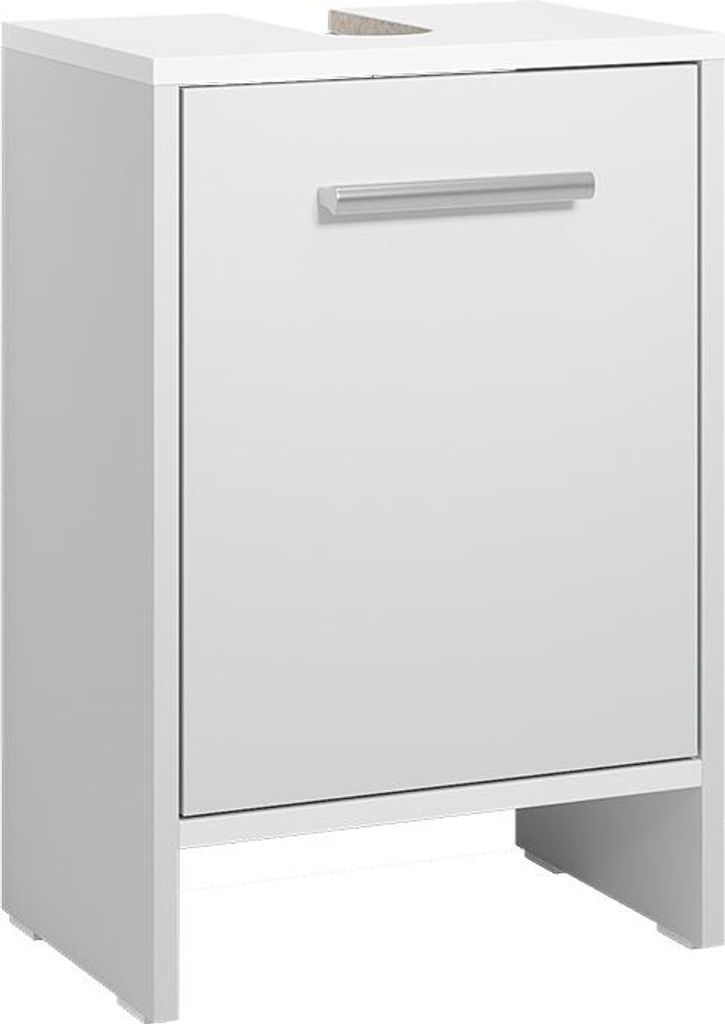 Vicco Waschbeckenunterschrank Karli, 38.2 x 57 cm mit der Tür, Weiß