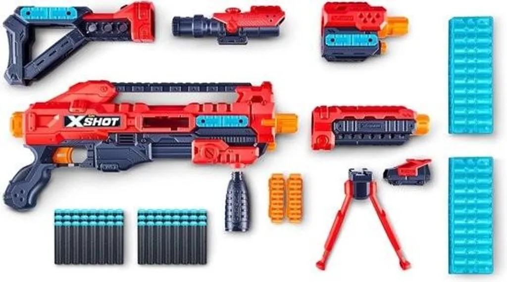 Blaster X-Shot Excel Regenerator 1000 Combinaisons avec 48 Munitions Mousse
