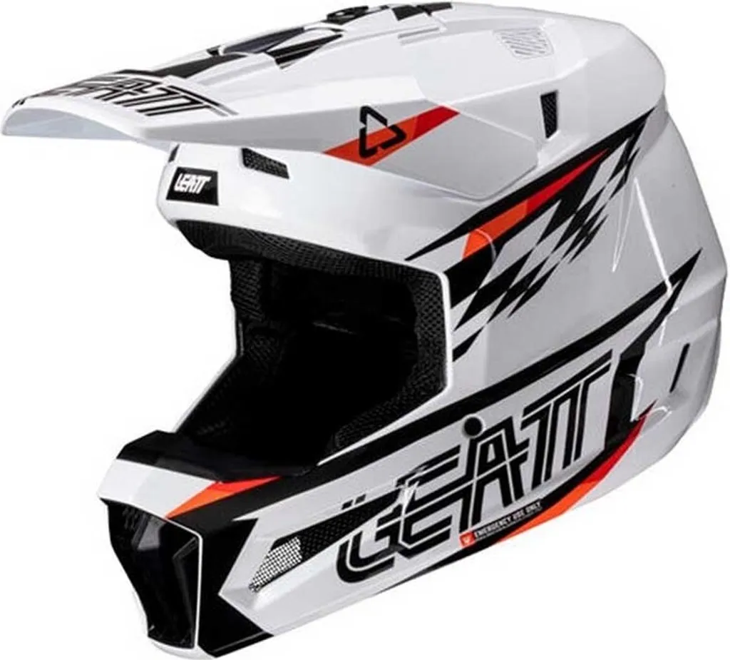 Casque enfant protecteur et léger Leatt 3.5 V25 Junior Blanc L sécurisé