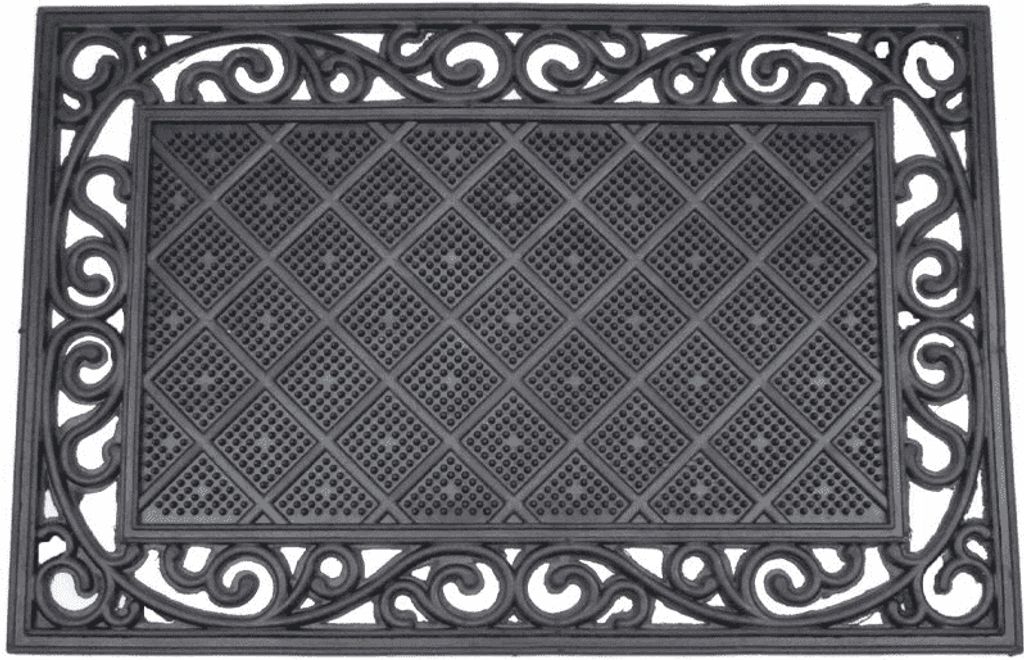 Outdoor-Gummifußmatte 40x60cm MIXER schwarz