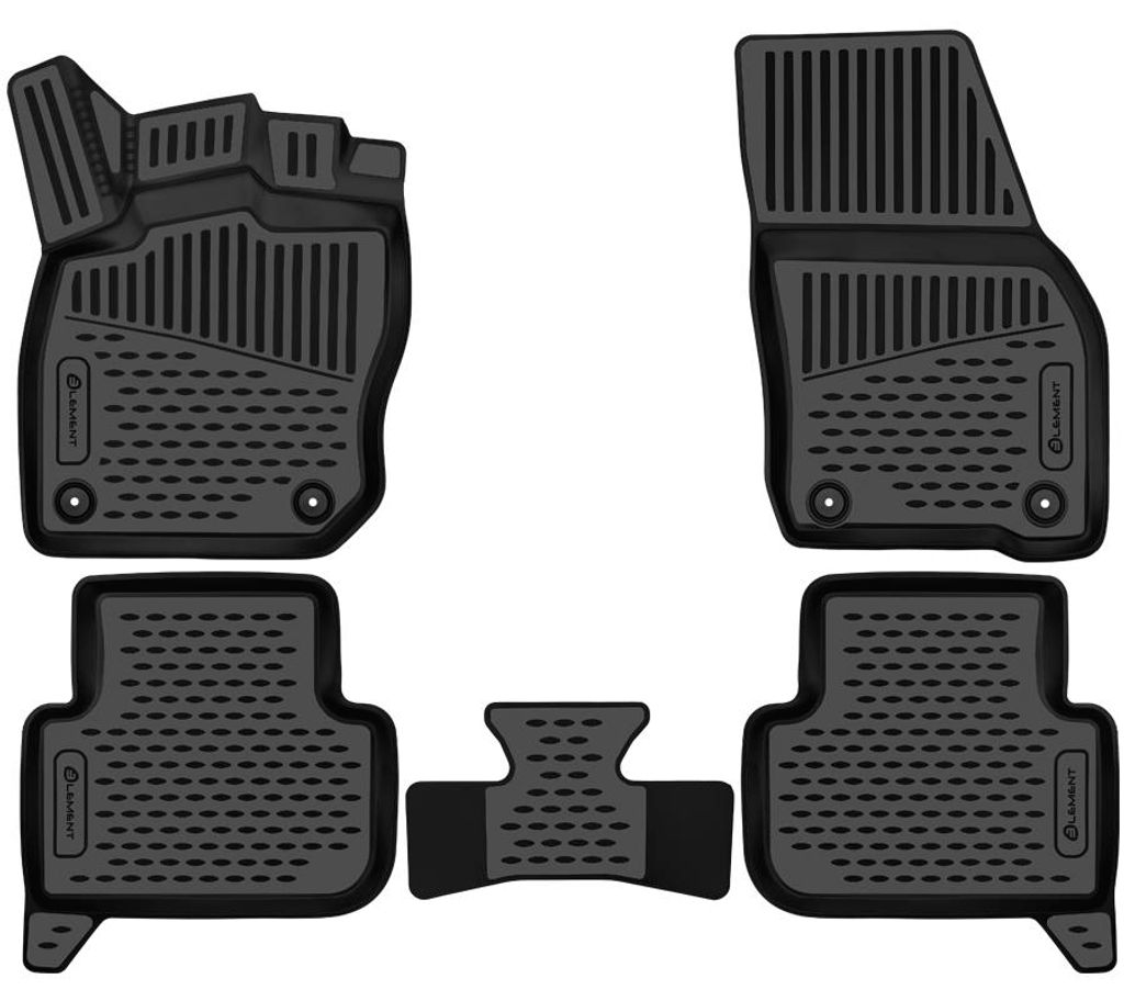 ELEMENT Tappetini auto 3D in gomma su misura per Volkswagen Immagine del prodotto 