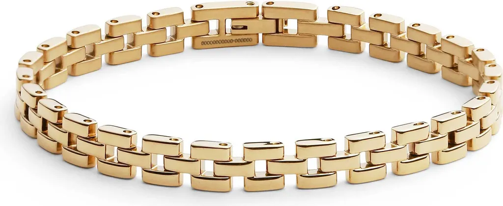 Regalo Donna: Bracciale Daniel Wellington Oro a Maglie Speciale - 2