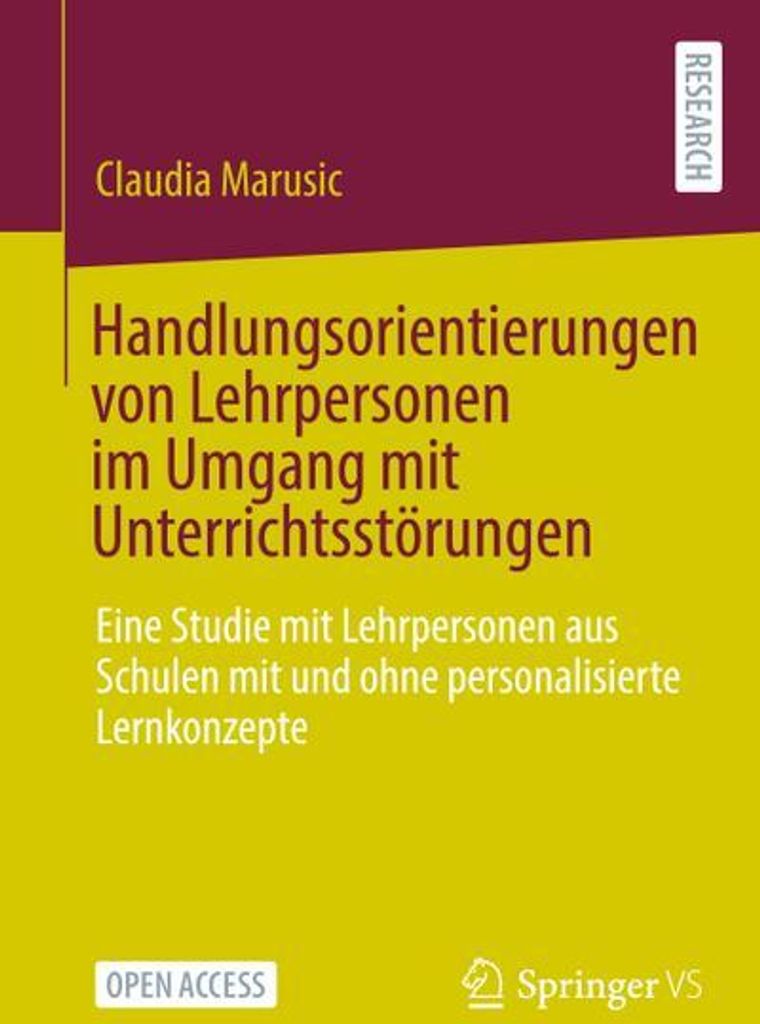 Handlungsorientierungen von Lehrpersonen im Umgang mit Unterrichtsstörungen