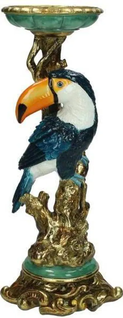 Portacandele Tucano da Esterno ed Interno - 30 cm Design Tropicale