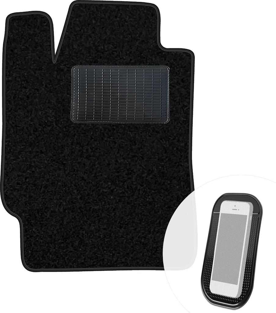 Tappetino Auto Velours per Toyota Camry 06-11 | Moto-MOLTICO Nero 1pz