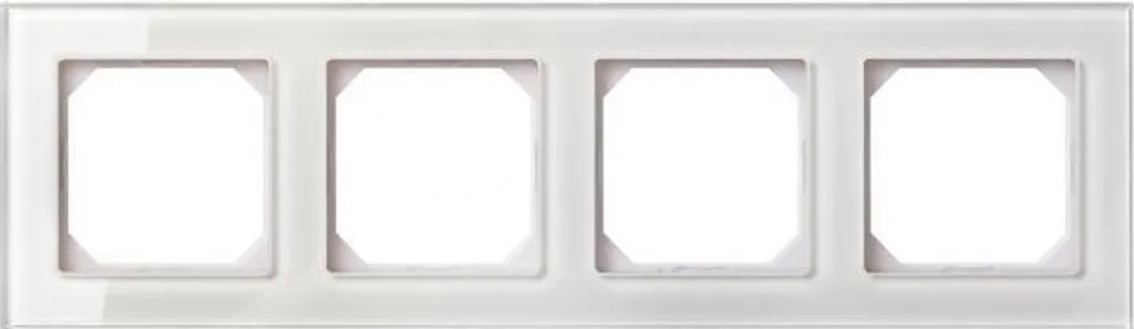 Cadre 4 Postes en Verre Champagne Liregus K14-245-04 Finition Eps