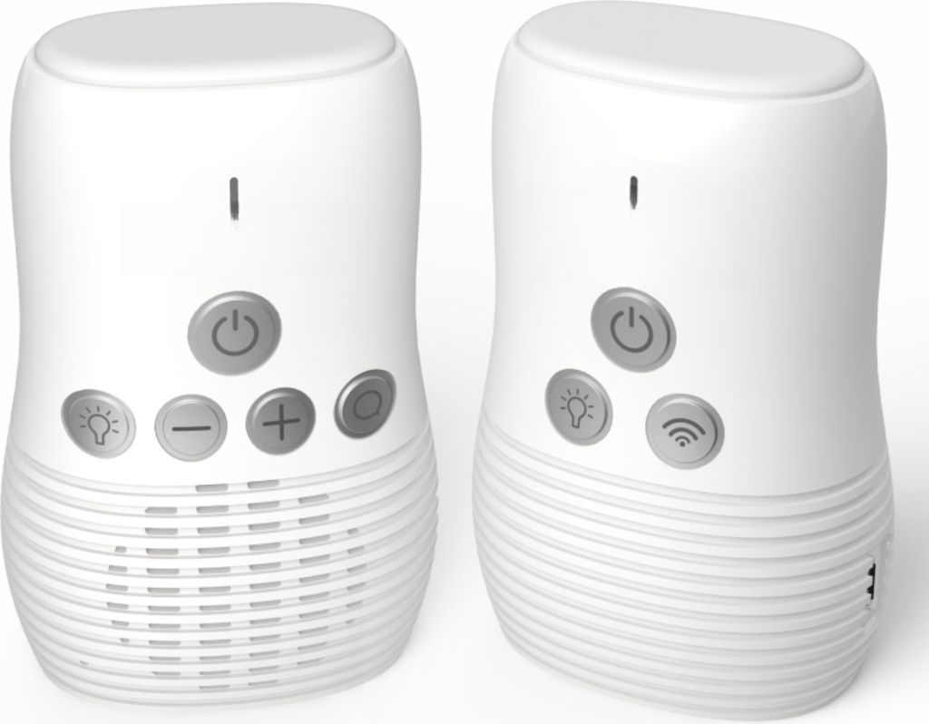 Youha Audio Babyphone - Mit Nachtlicht - 280 Meter Reichweite - Praktisch & Einfach zu Bedienen - Klarer Klang - Zweiweg-Kommunikation - VOX-Modus