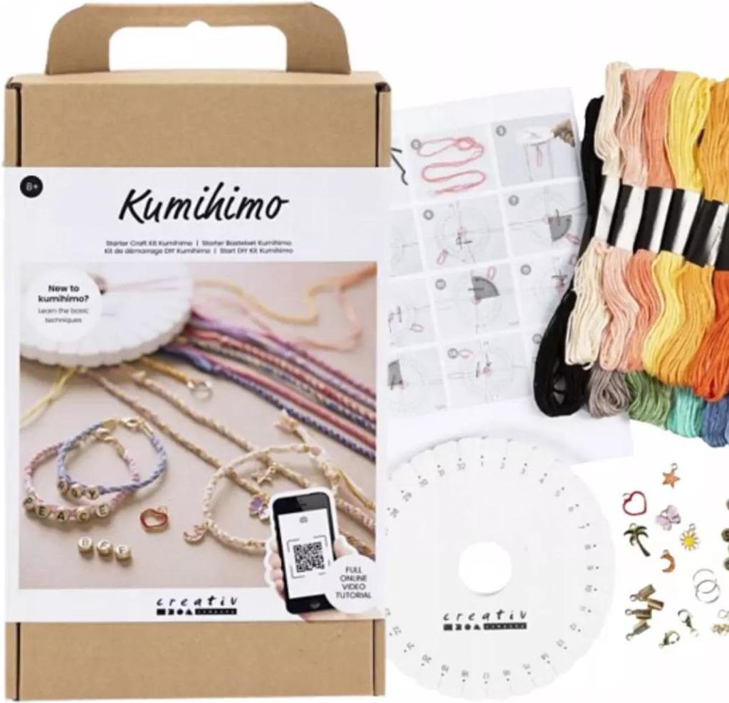 Kit de bricolage Kumihimo, y compris disque à tresser, Image du produit 
