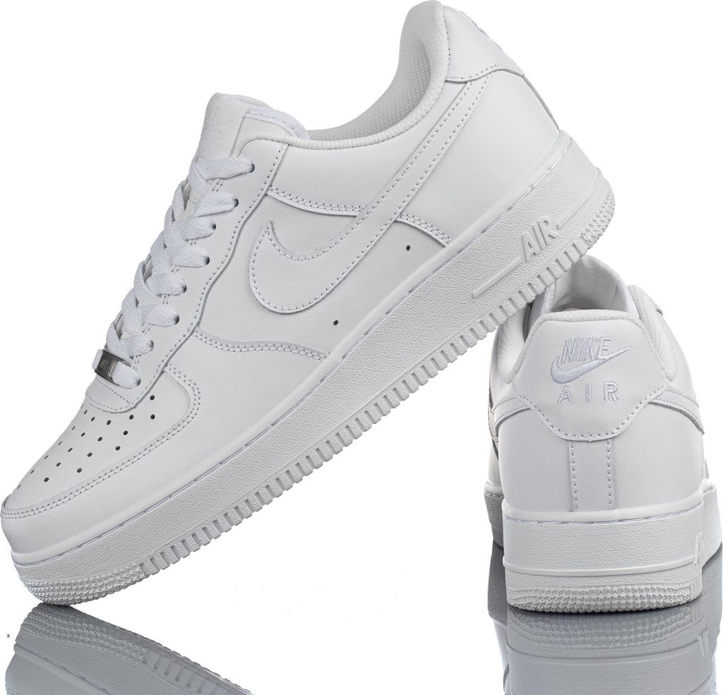 Nike Air Force 1 Low LE Triple White (GS) - EU: 38.5 Produktbild 