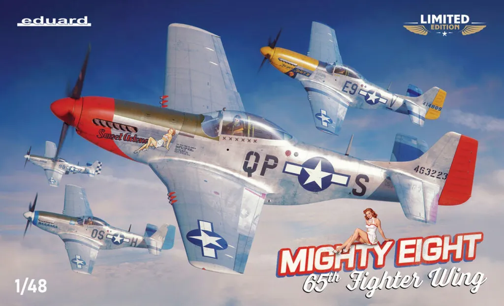 Maquette d'avion Mighty Eight 1/48 réplique historique sans défaut