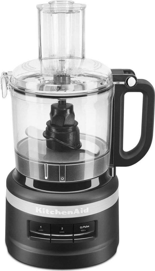 A product shot of a KitchenAid food processor.