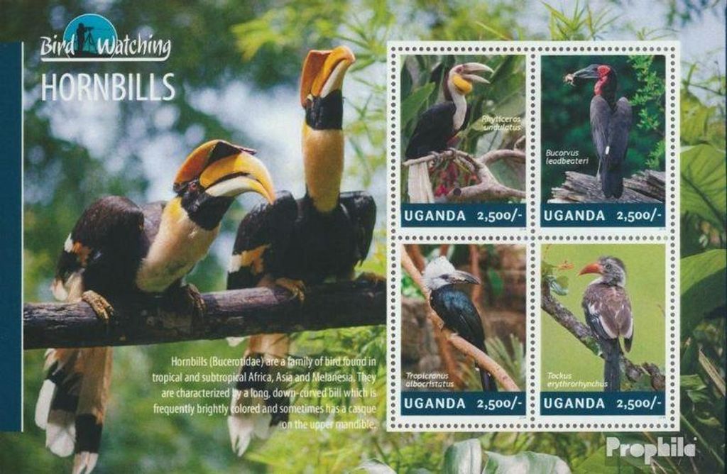 Briefmarken Uganda 2014 Mi 3230-3233 Kleinbogen Produktbild 