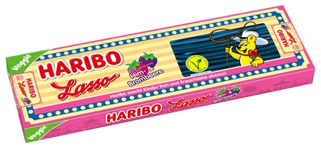 Haribo Lasso malina ostružina ovocná žvýkačka kabel 3500g Obrázek produktu 