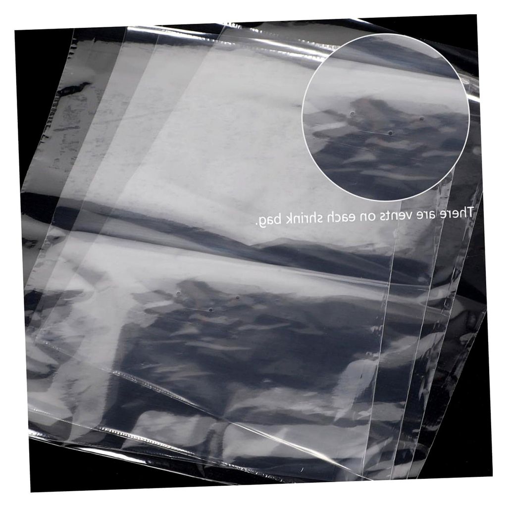 200 Stück transparente Schrumpfbeutel aus POF für Verpackungen, hitzeversiegelbar, geeignet für Seifen, Kerzen, Gläser, DVDs und vielseitige An...