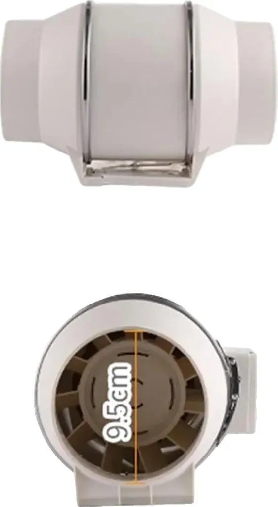 Ventilateur en ligne pour culture intérieure et salle d'eau silencieux