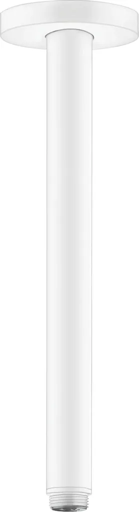 Hansgrohe 27389700 Braccio Doccia Soffitto 300mm Bianco Opaco S
