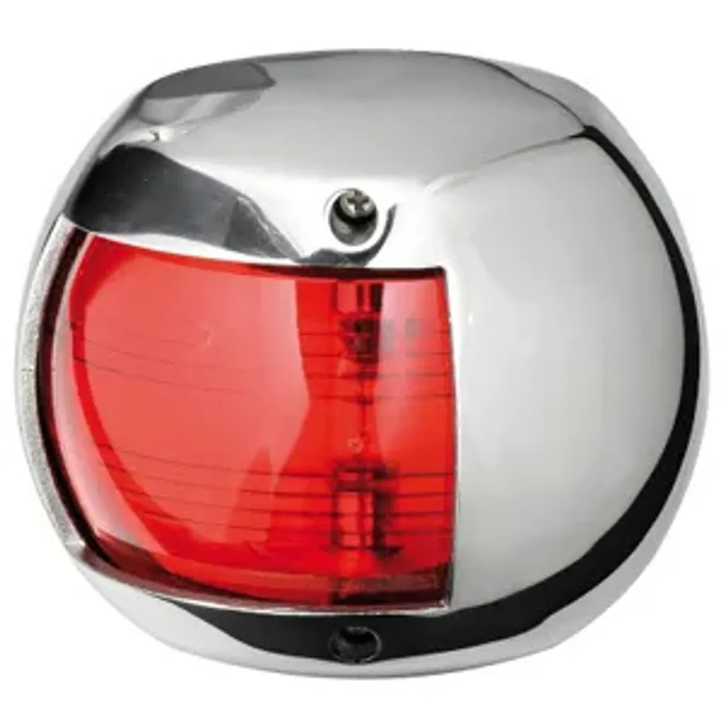 Feu de navigation inox 316 Compact 12 rouge 112,5° robuste et étanche