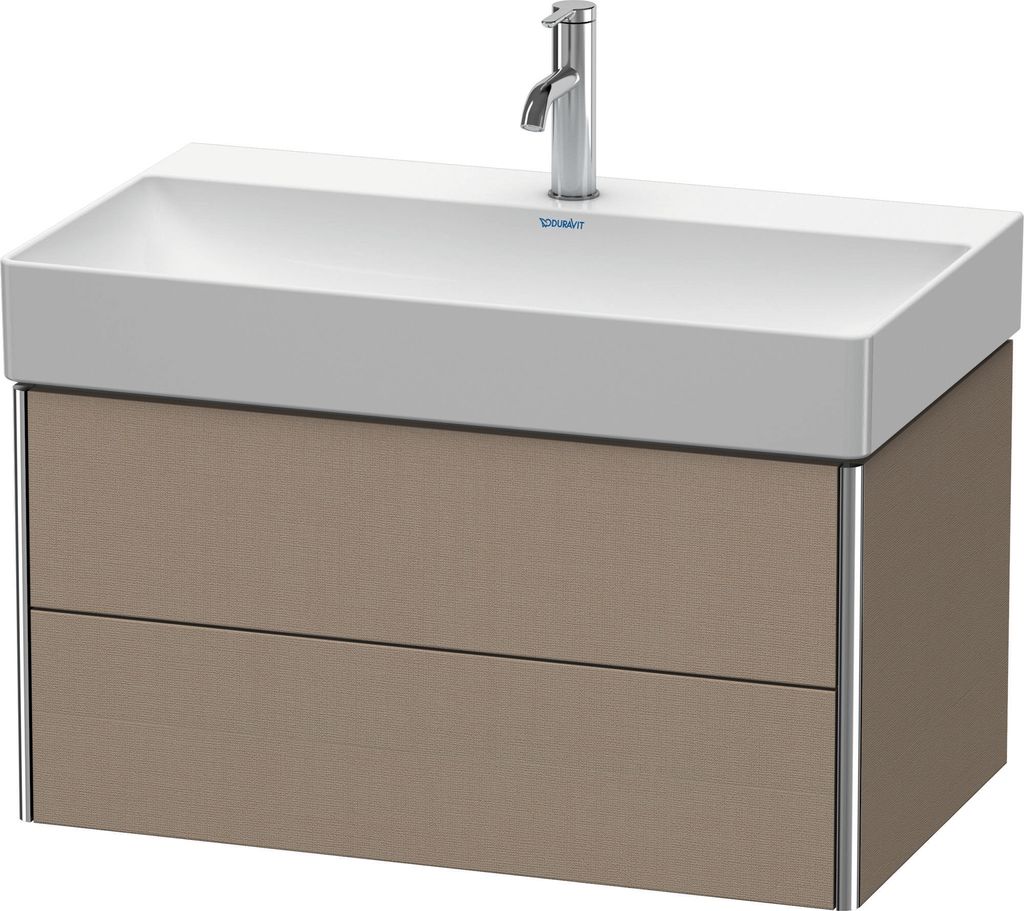 Duravit XSquare Waschtischunterbau wandhängend, 2 Schubkästen, 784x397x460mm, XS416207575