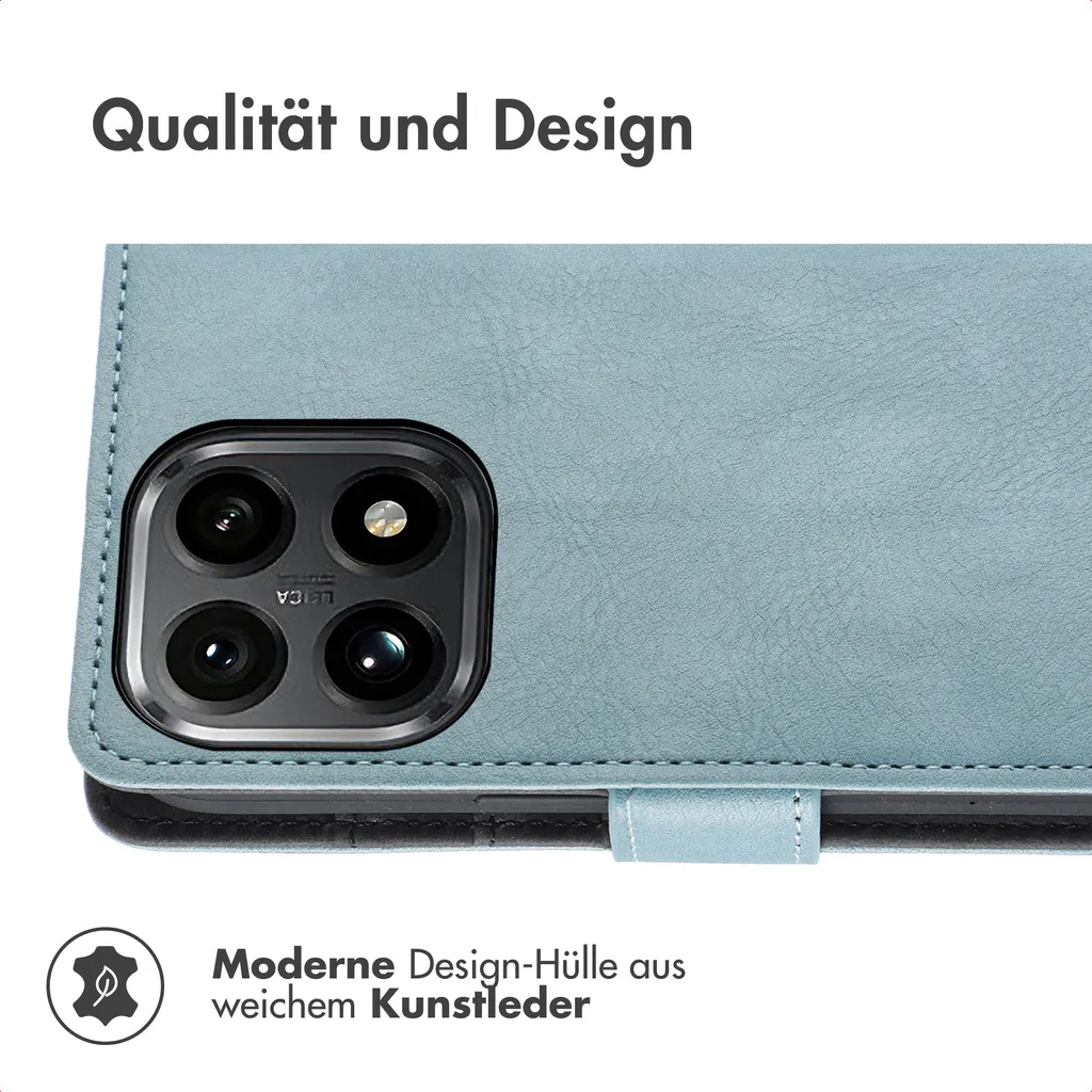 imoshion Custodia a libro Xiaomi 15T - Azzurro - 4