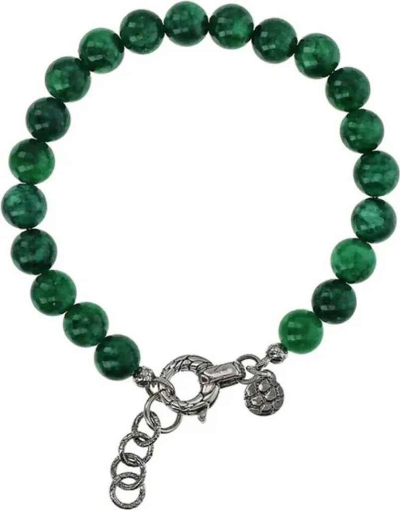 Bracelet Argent Albert M. WSOX00616 Vert - Détails Finement Travaillés
