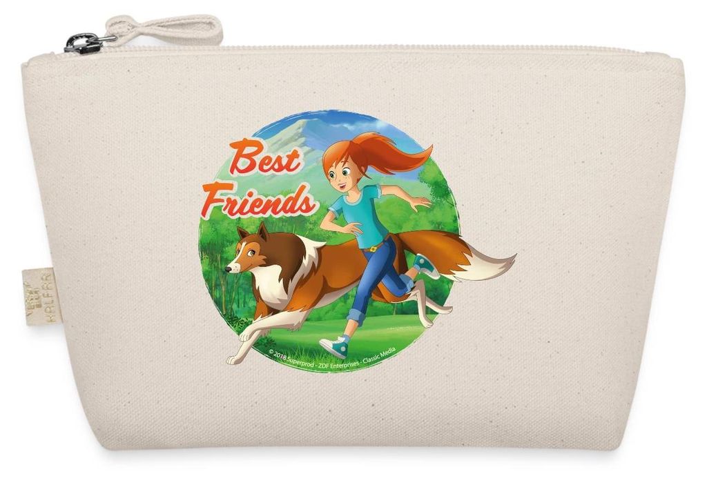 Spreadshirt Lassie Best Friends Beste Freunde Täschchen, One size, Natur