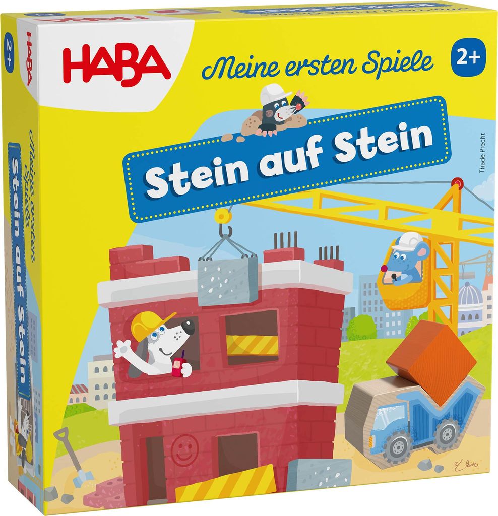 HABA Mijn eerste spelletjes - Steen op steen, Tafelspel, Productafbeelding 