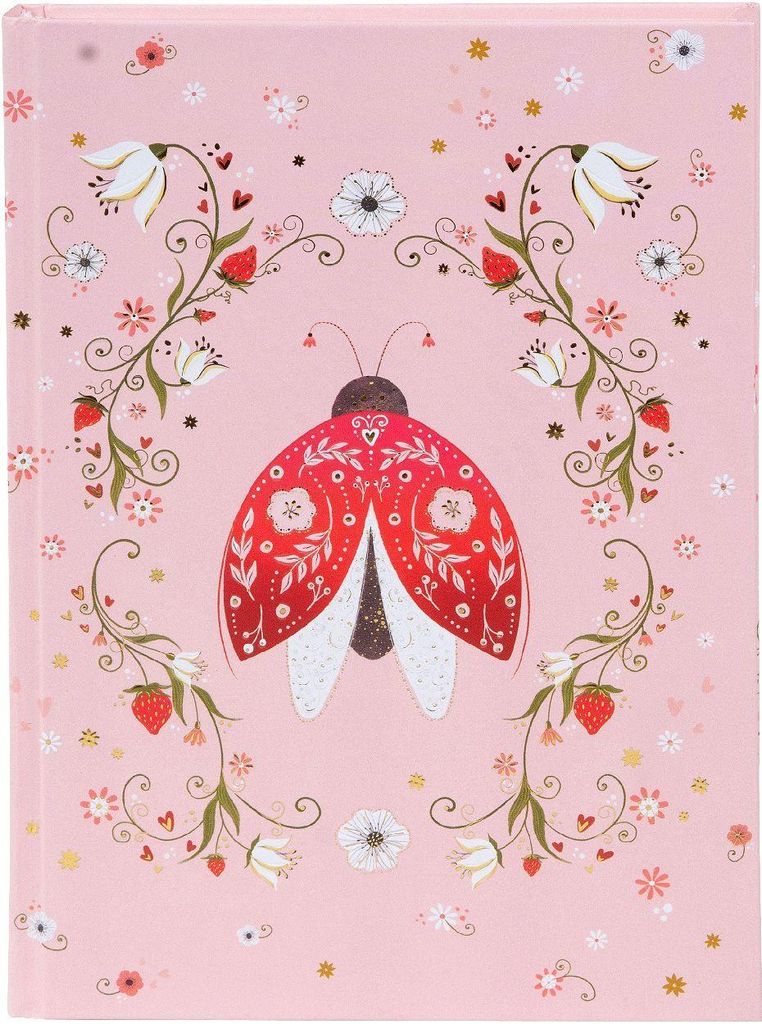 Goldbuch Notizbuch Secret Garden Ornamental Bug Rosé 15x22 cm