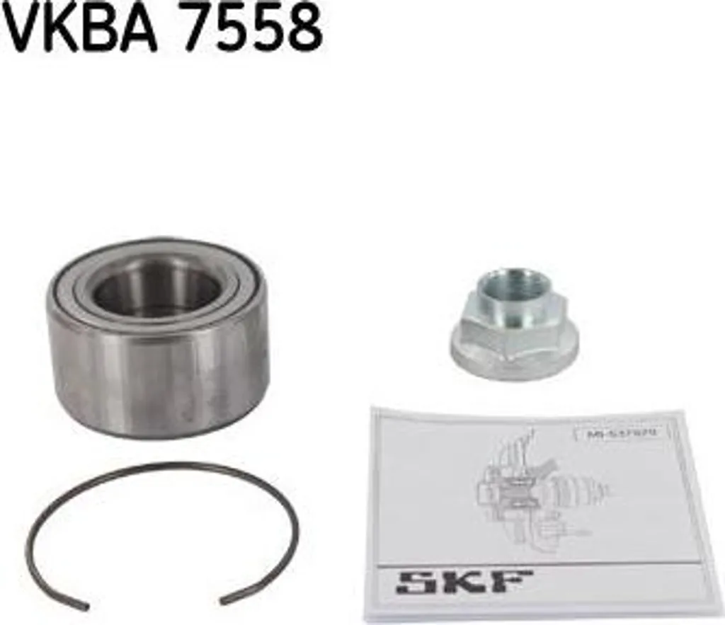 Réparer le train avant : Kit roulement SKF VKBA 7558 pour Kia Rio et i10