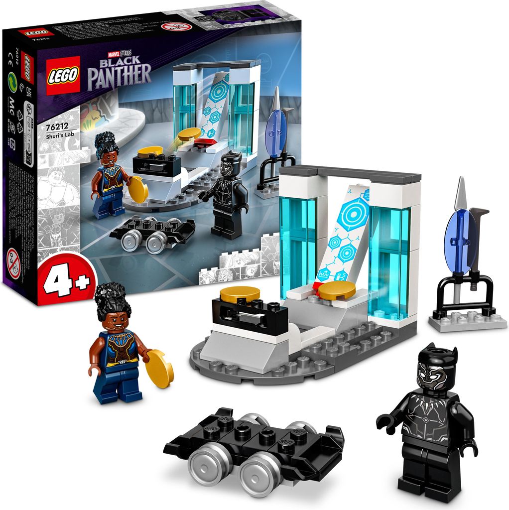 LEGO 76212 Laboratoire Marvel Shuri, Black Panther à Image du produit 