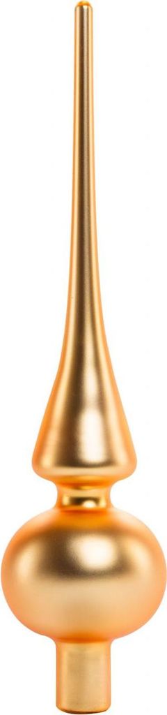 TrendLine Christbaumspitze aus Glas 26 cm gold matt