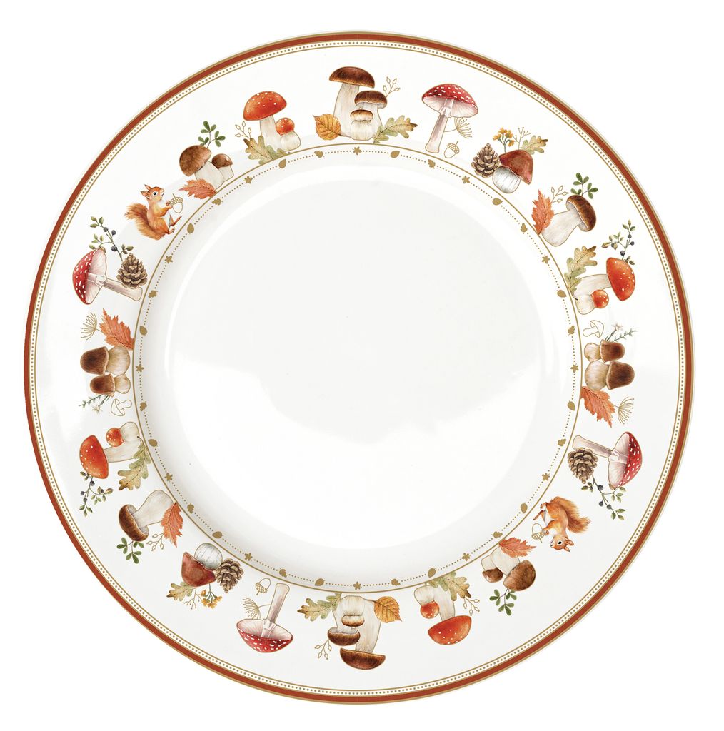 Speiseteller AUTUMN BREEZE Herbst Herbst D. 26cm Porzellan Easy Life