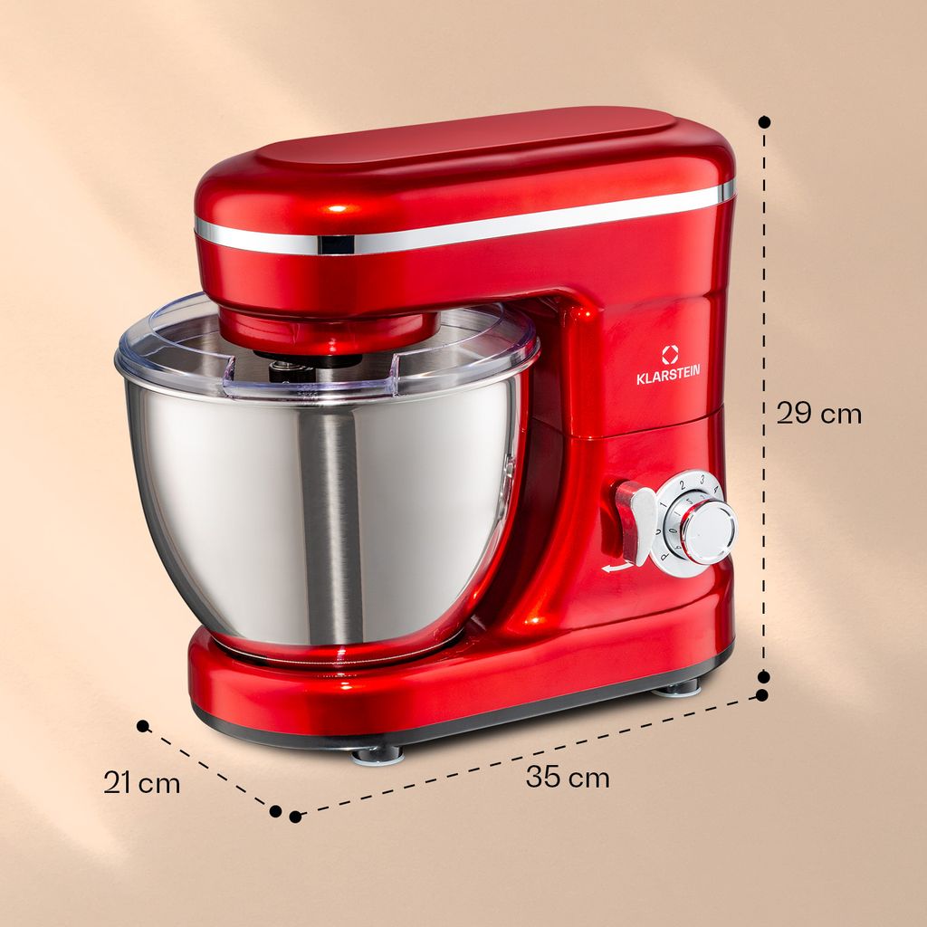 Bella Mini Rührmaschine 1200 W 6 Stufen 4 Liter Edelstahl Produktbild 6