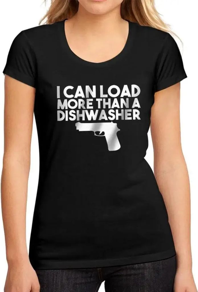 Damen Grafik T-Shirt Ich weiß wie man mehr als eine Waschmaschine und einen Trockner belädt – I Know How To Load More Than A Washer And Dryer