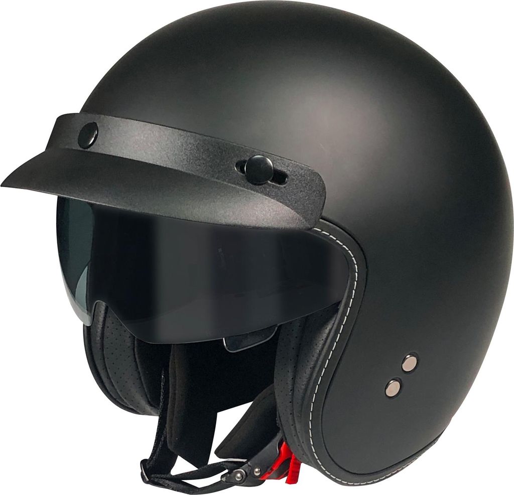Rocc Classic Pro Jethelm Matt-Schwarz XXL