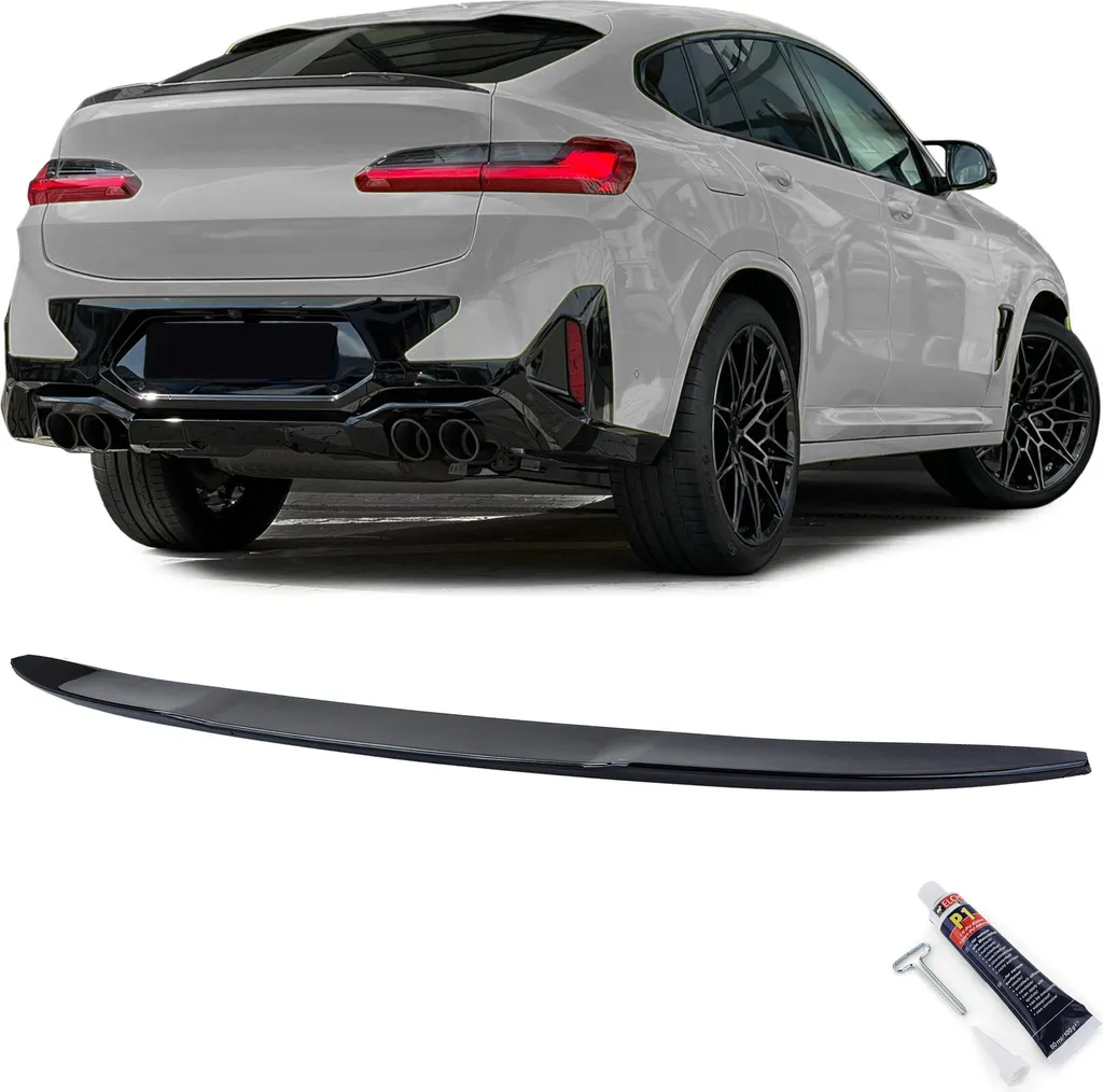 Spoiler arrière pour BMW X4 G02 - Solution look sport noir brillant