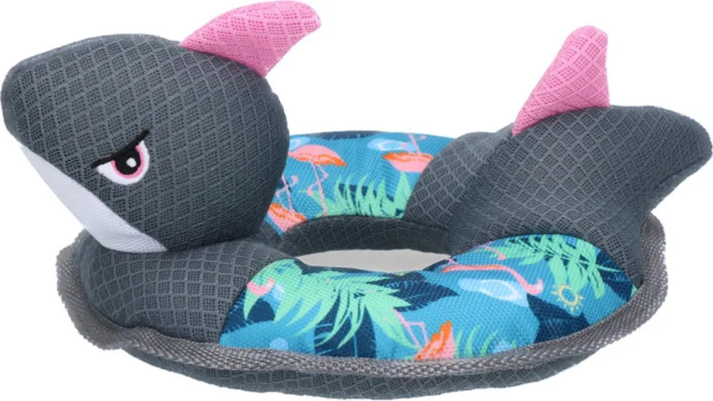 CoolPets Fenicottero Ring o' Sharky: Il Gioco Galleggiante da Spiaggia