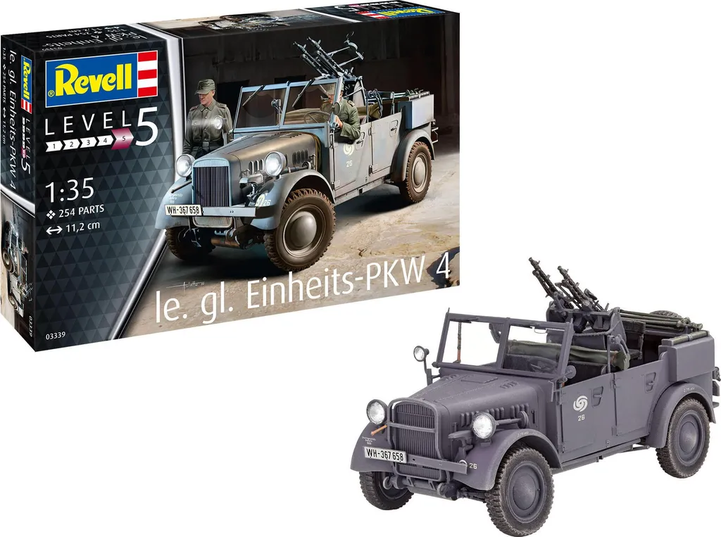 Maquette Voiture Militaire le. gl. Einheits-PKW 4 Revell Échelle 1/35
