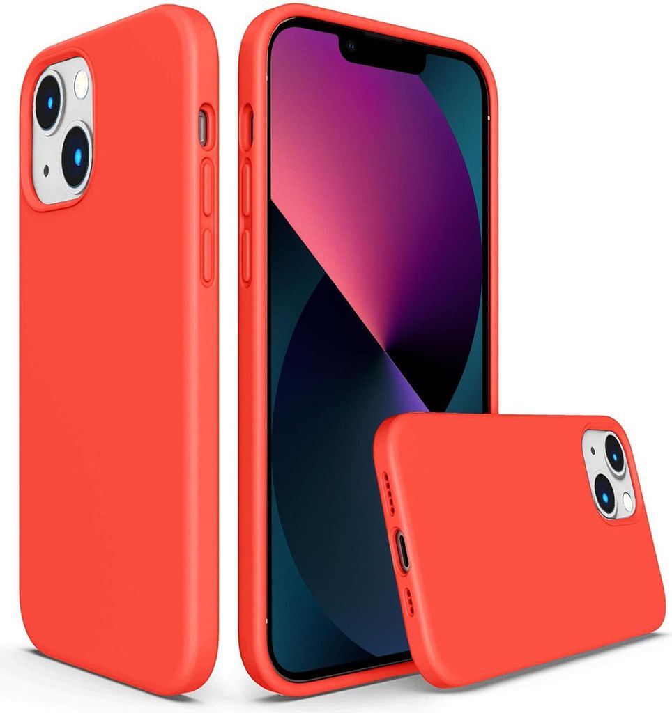 Hülle für Apple iPhone 13 Mini Handy Schutz Cover Silikon Produktbild 