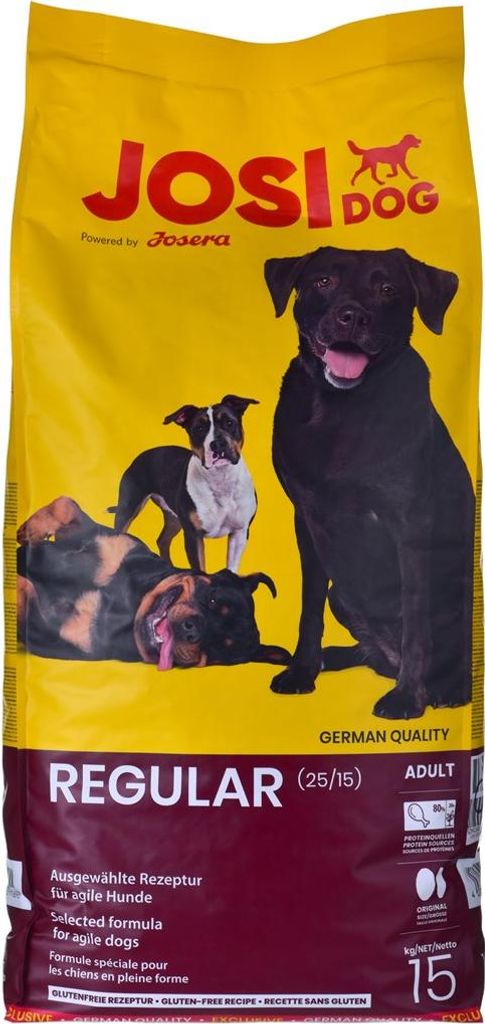 JOSERA JosiDog Regular - Trockenfutter fr Hunde - 15 kg