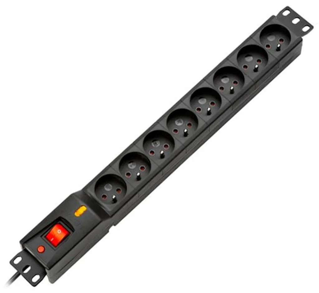 Multiprise pour Baie de Brassage 19 Pouces PDU Lestar LXARM 810 3m