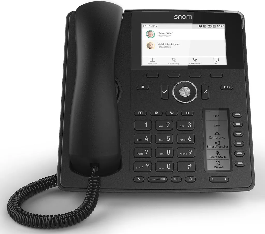 Poste SIP Snom D785 Gigabit Noir : Solution VoIP Haute Performance